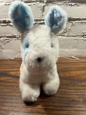 Vintage EDEN white/blue puppy plays how much is the doggie in the window